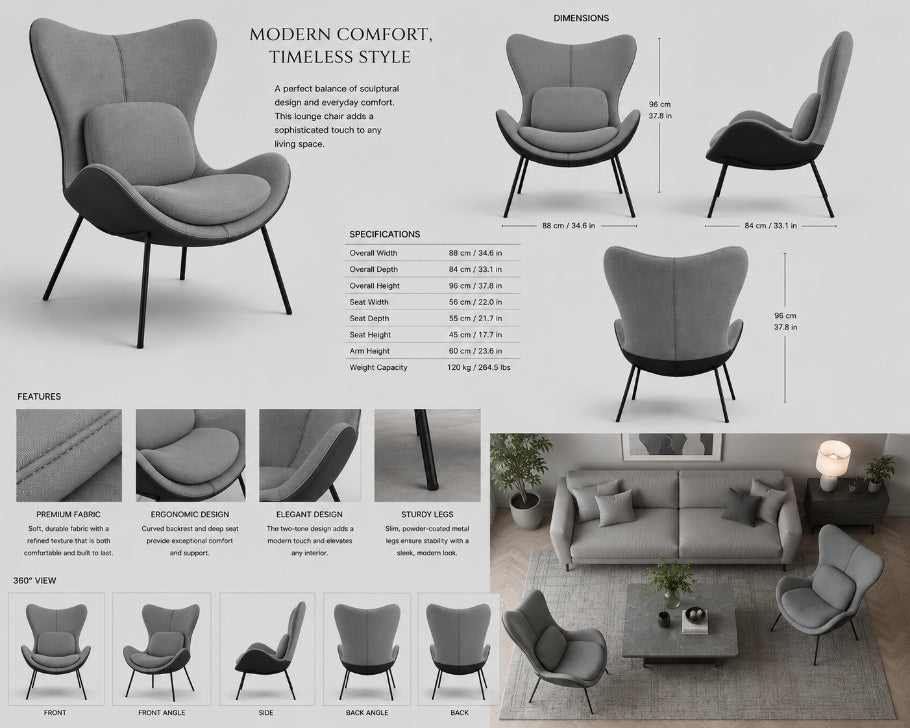 Ascot Stool Chair