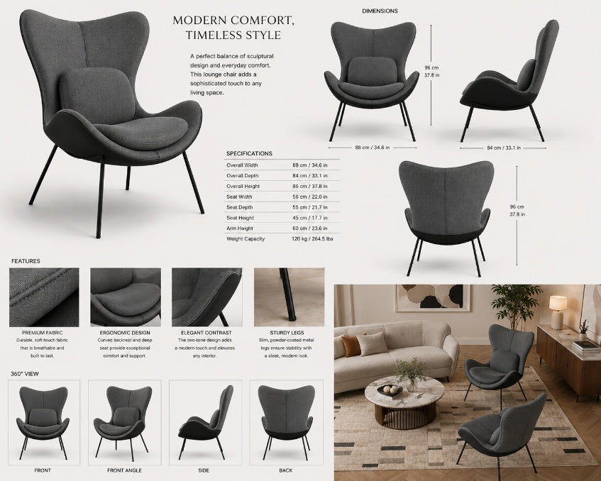 Ascot Stool Chair