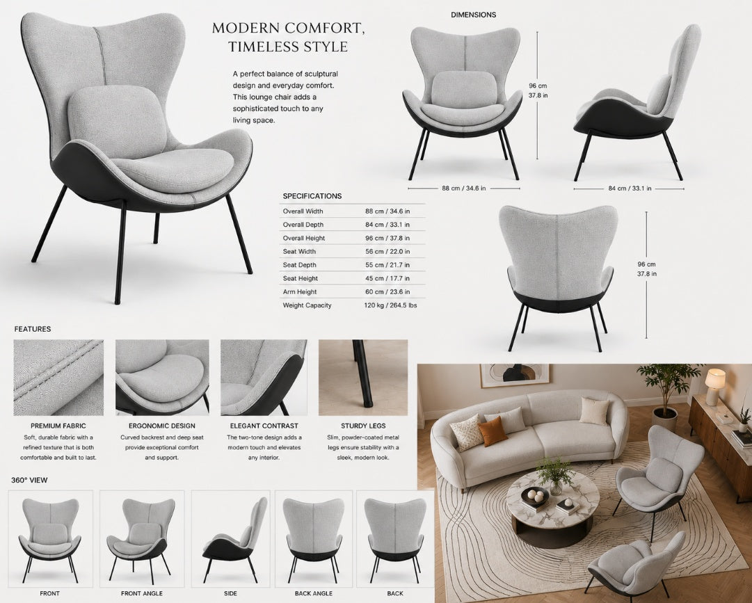 Ascot Stool Chair
